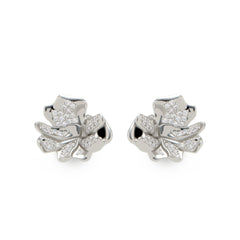 RSNY Abstract Peony Flower Earrings - R2235A