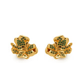 RSNY Abstract Peony Flower Earrings - R2235B