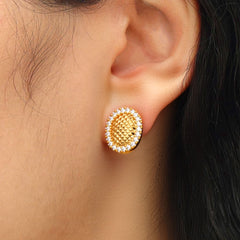 RSNY Diamond Egg Earrings - R2042B