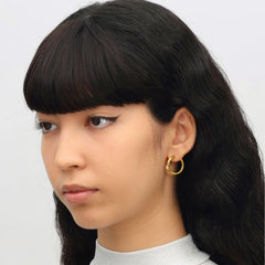 RSNY ring shape earrings - R2029B