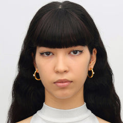 RSNY ring shape earrings - R2029B