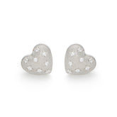RSNY Shiny Heart Earrings - R2192A