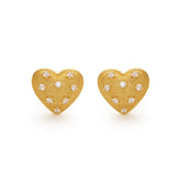 RSNY Shiny Heart Earrings - R2192B