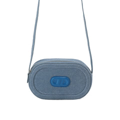 RSNY Oval Loop Pig Nose Shoulder Bag - Denim Color Matching - RSNY Length 20.5 * Width 6 * Height 12cm Shoulder strap 110cm net size Round, cow leather, quilted, front concave embossed logo, top zipper, main interlayer, shoulder.