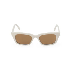 RSNY UN Cut Sunglasses - RSNY ·MJ0003C · Plate/nylon lenses · Frame width 148mm/temple length 150mm Lens width 51mm/height 34.4mm Unisex 15% up frame to enhance fashion/0 touch metal logo/milk white color scheme highlights soft and bright