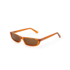 RSNY NP Sharp Blade Sunglasses - RSNY ·MJ0006C · Plate/nylon lenses · Frame width 145mm/temple length 145mm · Lens width 56mm/height 26mm · Unisex blade very narrow border design/0 touch metal logo/fashion circle spire people's darling/bright orange vitality color scheme