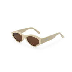 RSNY NP Cat Eye Sunglasses - RSNY ·MJ0005C · Plate/nylon lenses · Frame width 145mm/temple length 145mm · Lens width 54mm/height 33.4mm · Unisex aesthetic cat eye frame design/0 touch metal logo/widened temple on both sides/milk white color scheme highlights soft and bright