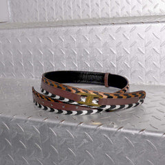 RSNY Urban Flex Fashion Belt - RSNY ·RSNY ·PD0104 · Cow leather/three-dimensional jacquard craft fabric/leather fabric/brand metal decorative buckle · Length 105cm * Width 3.5cm · Wear size 54-75cm · Composite design of multi-layer leather and fabric/three-dimensional jacquard process