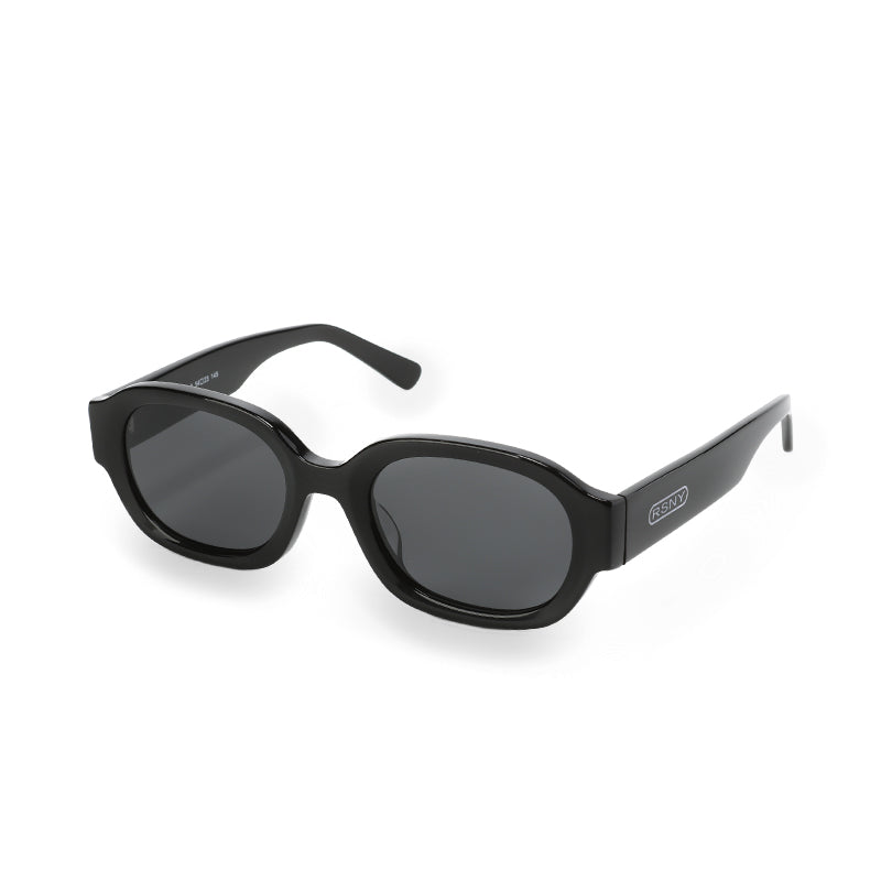 RSNY UN Retro Oval Sunglasses - RSNY ·MJ0007A · Plate/nylon lenses · Frame width 148.5mm/temple length 147mm · Lens width 53mm/height 38.2mm · Unisex retro oval design/0 touch metal logo/widened temple is more comfortable to wear