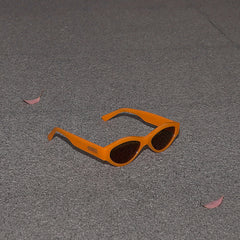 RSNY NP Cat Eye Sunglasses - RSNY ·MJ0005D · Plate/nylon lenses · Frame width 145mm/temple length 145mm · Lens width 54mm/height 33.4mm · Unisex aesthetic cat eye frame design/0 touch metal logo/widened temple on both sides/vibrant orange young color scheme