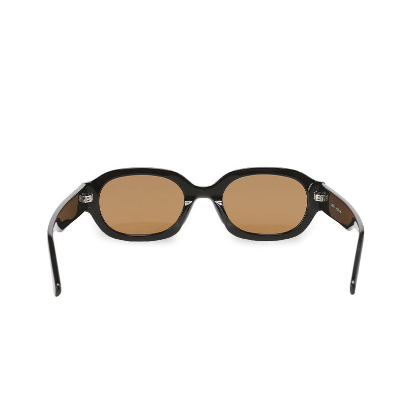 RSNY UN Retro Oval Sunglasses - RSNY ·MJ0007B · Plate/nylon lenses · Frame width 148.5mm/temple length 147mm · Lens width 53mm/height 38.2mm · Unisex retro oval design/0 touch metal logo/widened temple is more comfortable to wear/retro brown lenses