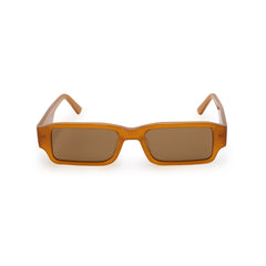 RSNY UN Falt square sunglasses - RSNY ·MJ0004B · Plate/nylon lenses · Frame width 148mm/temple length 145mm · Lens width 53mm/height 30.1mm · Unisex geometry box version design/0 touch metal logo/50 degree orange high-quality plate