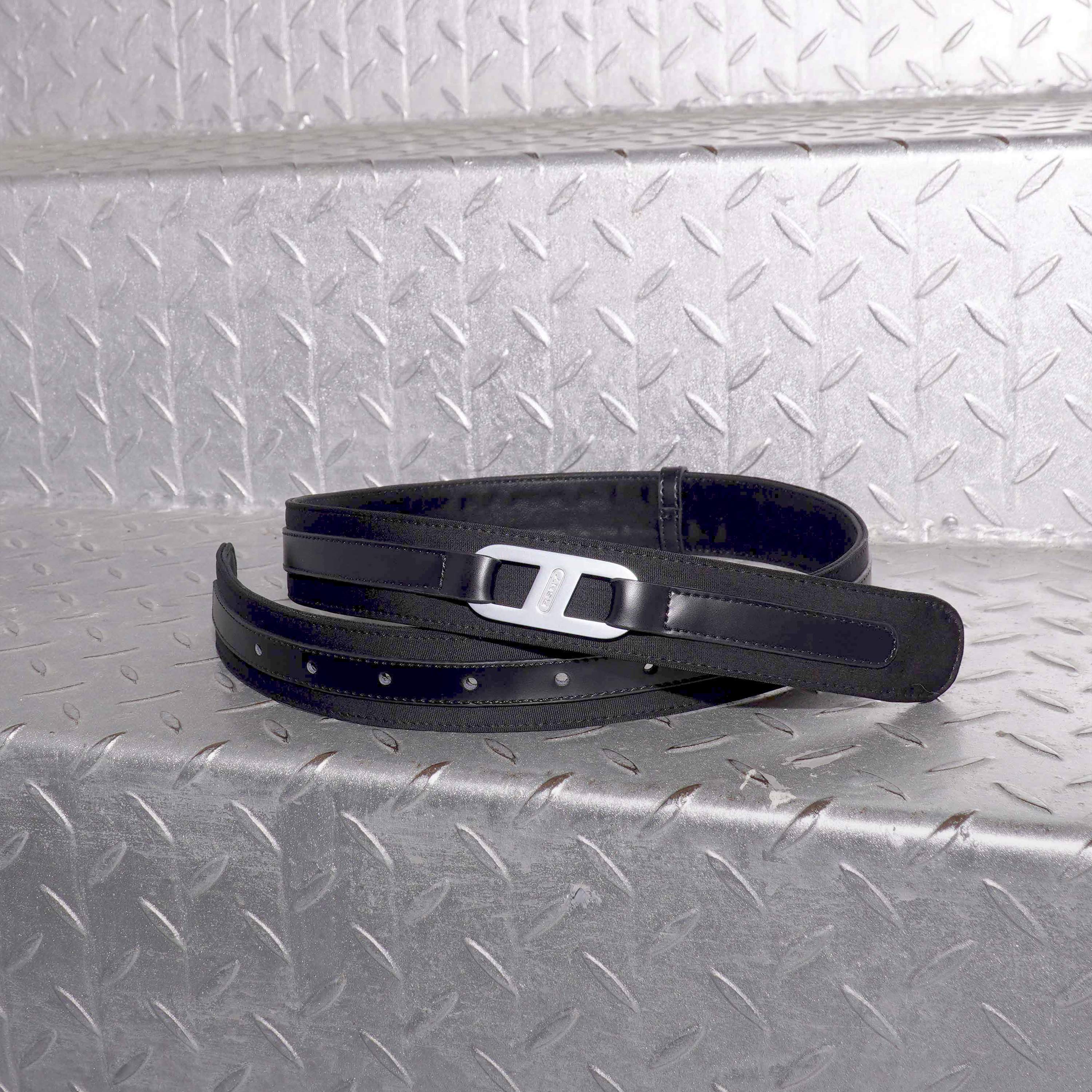RSNY Urban Flex Fashion Belt - RSNY ·RSNY ·PD0101 · Cow leather/imitation horse fur technical fabric/leather fabric/brand metal decorative buckle · Length 105cm * Width 3.5cm · Wear size 54-75cm · Composite design of multi-layer leather and fabric/horse fur-like technical fabric