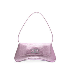 RSNY The Bridge Small Handbag - RSNY Bag body 260mm/115mm Shoulder strap 530mm/15mm First layer cowhide leather - lizard pattern/ELIZABETH technology leather blend fabric, stainless steel gold-plated brand decorative buckle