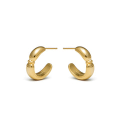 RSNY geometric earrings - RSNY R2091B Copper Gold Plated/S925 Tremella Needle/Brand Ear Plug Weight: 8.4g Size: 20 * 6 * 20mm Geometric winding elements/commuter simple size: shape/sterling silver high-quality ear needles/mirror-grade Seiko polishing/lightweight brand craftsmanship