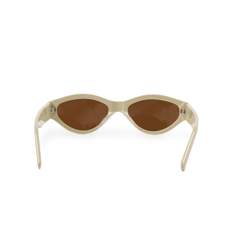RSNY NP Cat Eye Sunglasses - RSNY ·MJ0005C · Plate/nylon lenses · Frame width 145mm/temple length 145mm · Lens width 54mm/height 33.4mm · Unisex aesthetic cat eye frame design/0 touch metal logo/widened temple on both sides/milk white color scheme highlights soft and bright