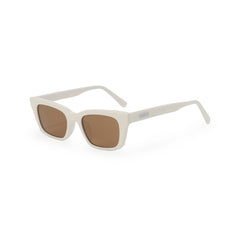 RSNY UN Cut Sunglasses - RSNY ·MJ0003C · Plate/nylon lenses · Frame width 148mm/temple length 150mm Lens width 51mm/height 34.4mm Unisex 15% up frame to enhance fashion/0 touch metal logo/milk white color scheme highlights soft and bright