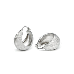 RSNY Diamond Geometric Earrings - RSNY R2080A copper rhodium plating Weight: 11g Size: 23 * 14 * 24mm Diamond pattern design elements/exquisite detail processing/fashionable geometric modeling/mirror-level precision polishing/lightweight brand craftsmanship