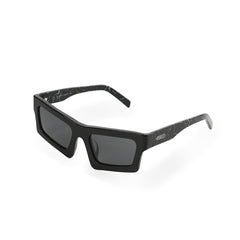 RSNY Glam SQUARE Sunglasses - RSNY ·MJ0012A · Plate/nylon lenses · Frame width 145.6mm/temple length 145mm · Lens width 53mm/height 36.9mm · Unisex attractive geometric square frame design/0 touch metal logo/bold frame for more visual focus/black marble temple shows personal taste