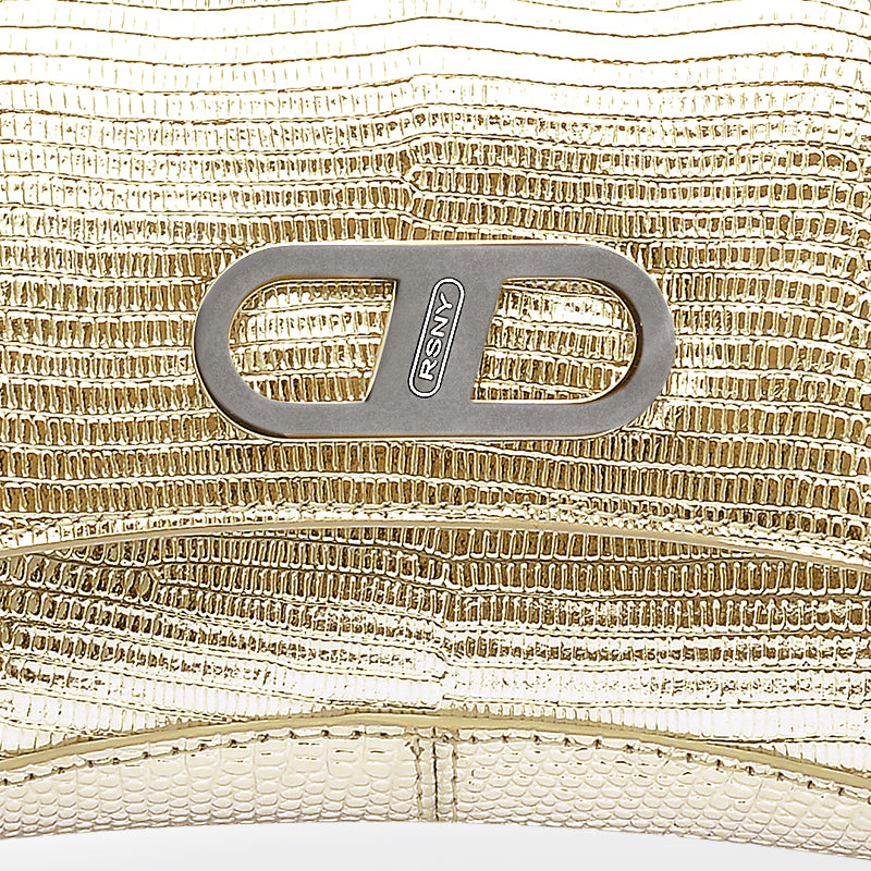 RSNY The Bridge Small Handbag - RSNY Bag body 260mm/115mm Shoulder strap 530mm/15mm First layer cowhide leather - lizard pattern/ELIZABETH technology leather blend fabric, stainless steel gold-plated brand decorative buckle