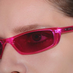 RSNY NP Sharp Blade Sunglasses - RSNY ·MJ0006E · Plate/nylon lenses · Frame width 145mm/temple length 145mm · Lens width 56mm/height 26mm · Unisex blade with extremely narrow frame design/0 touch metal logo/The darling of the top people in the fashion circle/70 degree transparent phosphor