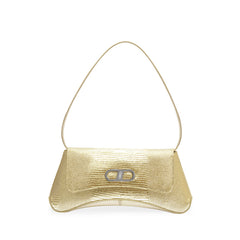 RSNY The Bridge Small Handbag - RSNY Bag body 260mm/115mm Shoulder strap 530mm/15mm First layer cowhide leather - lizard pattern/ELIZABETH technology leather blend fabric, stainless steel gold-plated brand decorative buckle