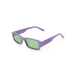 RSNY UN Falt square sunglasses - RSNY ·MJ0004D · Plate/nylon lenses · Frame width 148mm/temple length 145mm · Lens width 53mm/height 30.1mm · Unisex geometry box version design/0 touch metal logo/Milan Fashion Week popular purple color scheme