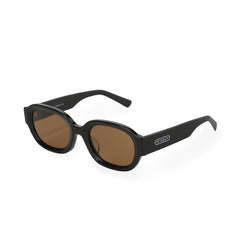 RSNY UN Retro Oval Sunglasses - RSNY ·MJ0007B · Plate/nylon lenses · Frame width 148.5mm/temple length 147mm · Lens width 53mm/height 38.2mm · Unisex retro oval design/0 touch metal logo/widened temple is more comfortable to wear/retro brown lenses