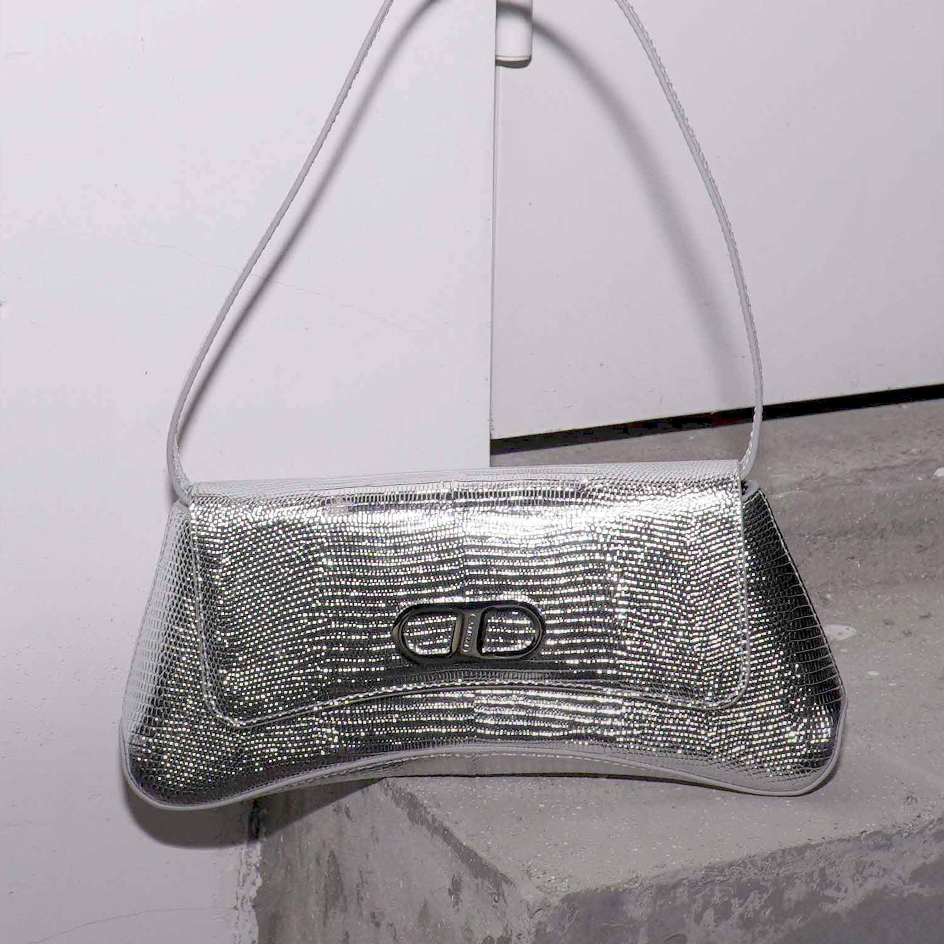 RSNY The Bridge Small Handbag - RSNY Bag body 260mm/115mm Shoulder strap 530mm/15mm First layer cowhide leather - lizard pattern/ELIZABETH technology leather blend fabric, stainless steel gold-plated brand decorative buckle