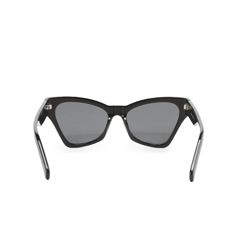 RSNY Square OVAL Butterfly Sunglasses - RSNY ·MJ0015A · Plate/nylon lenses · Frame width 145.7mm/temple length 145mm · Lens width 55mm/height 44.7mm Unisex butterfly wings exaggerated design/0 touch metal logo/20% upward line to increase fashion/elegant black high-quality board