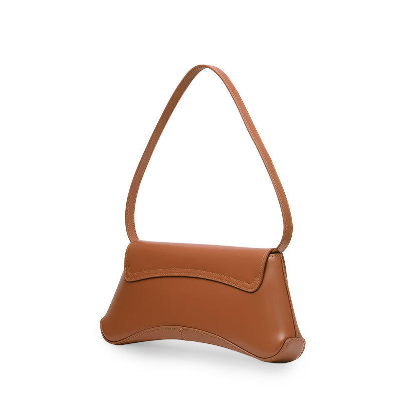 RSNY The Bridge Small Handbag - RSNY Bag body 260mm/115mm Shoulder strap 530mm/15mm Top layer cowhide leather/ELIZABETH technology leather blended fabric, stainless steel gold-plated brand decorative buckle
