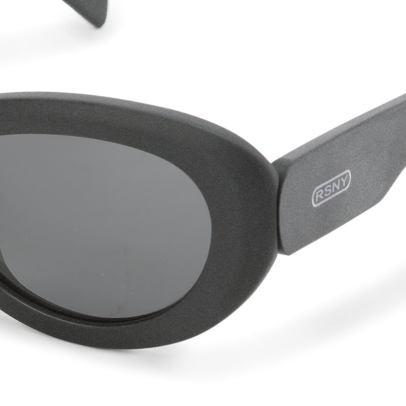 RSNY Moon OVAL Sunglasses - RSNY ·MJ0010A · Plate/nylon lenses · Frame width 145.7mm/temple length 145mm Lens width 51mm/height 34.9mm · Unisex moon art design/super touch matte board/brand metal logo/