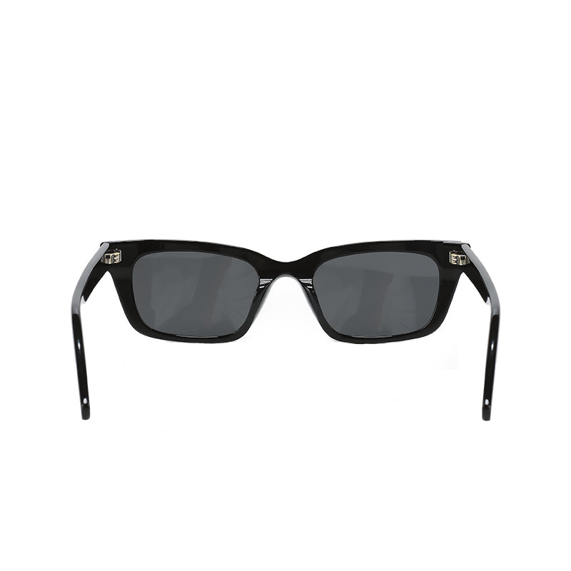RSNY UN Cut Sunglasses - RSNY ·MJ0003A · Plate/nylon lenses · Frame width 148mm/temple length 150mm Lens width 51mm/height 34.4mm · Unisex 15% up frame to enhance fashion/0 touch metal logo/bright black basic color scheme