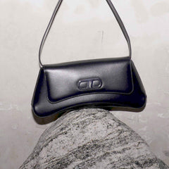 RSNY The Bridge Small Handbag - RSNY Bag body 260mm/115mm Shoulder strap 530mm/15mm Top layer cowhide leather/ELIZABETH technology leather blended fabric, stainless steel gold-plated brand decorative buckle