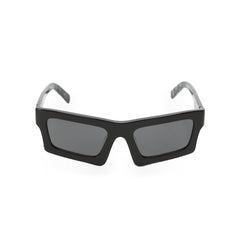 RSNY Glam SQUARE Sunglasses - RSNY ·MJ0012A · Plate/nylon lenses · Frame width 145.6mm/temple length 145mm · Lens width 53mm/height 36.9mm · Unisex attractive geometric square frame design/0 touch metal logo/bold frame for more visual focus/black marble temple shows personal taste