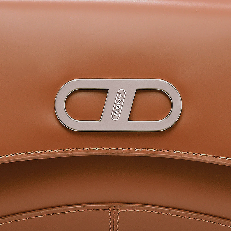 RSNY The Bridge Small Handbag - RSNY Bag body 260mm/115mm Shoulder strap 530mm/15mm Top layer cowhide leather/ELIZABETH technology leather blended fabric, stainless steel gold-plated brand decorative buckle