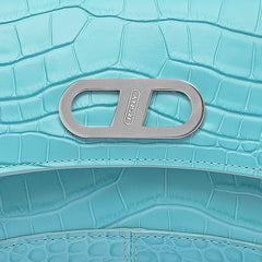 RSNY The Bridge Small Handbag - RSNY Bag body 260mm/115mm Shoulder strap 530mm/15mm First layer cowhide leather - crocodile pattern/ELIZABETH technology leather blended fabric, stainless steel gold-plated brand decorative buckle