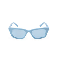 RSNY UN Cut Sunglasses - RSNY ·MJ0003D · Plate/nylon lenses · Frame width 148mm/temple length 150mm Lens width 51mm/height 34.4mm · Unisex 15% up frame to enhance fashion/0 touch metal logo/Milan Fashion Week popular color scheme milk blue