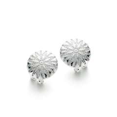RSNY round diamond stud earrings - RSNY R2099A 铜镀铑/银耳针 约18*18*3mm 几何感切面造型/镜面级精工抛光/纯手工镶嵌技艺/高韧性弹簧耳扣