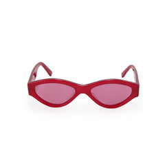RSNY NP Cat Eye Sunglasses - RSNY ·MJ0005E · Plate/nylon lenses · Frame width 145mm/temple length 145mm · Lens width 54mm/height 33.4mm · Unisex aesthetic cat eye frame design/0 touch metal logo/widened temple on both sides/personalized rose red lenses and plates