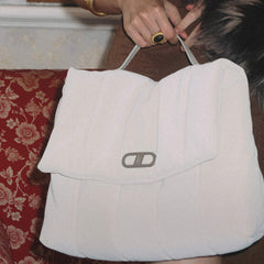RSNY Nappy Nappy Cloud Handbag - RSNY Length 34 * Width 8 * Height 27cm Cow leather handle, super tactile leather fabric, iconic metal LOGO decoration, main interlayer, light feel, flip design