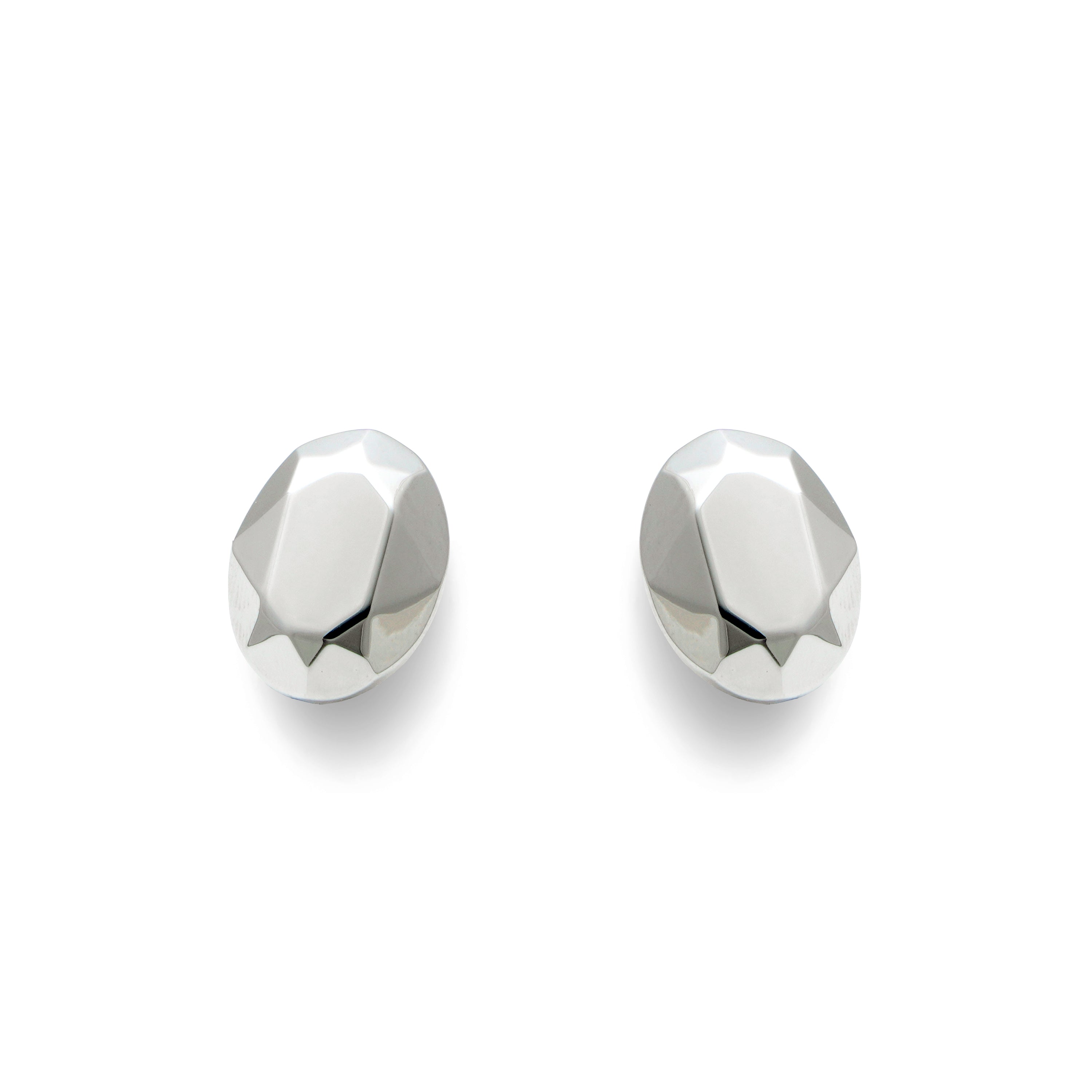 RSNY Diamond Stud Earrings - RSNY R2027A Copper Rhodium Plated/S925 Tremella Needle Weight: 6.2g Size: 19 * 15 * 4mm Diamond grade delicate section/sterling silver high-quality ear acupuncture/mirror grade precision polishing/high toughness spring ear buckle/lightweight brand craftsmanship