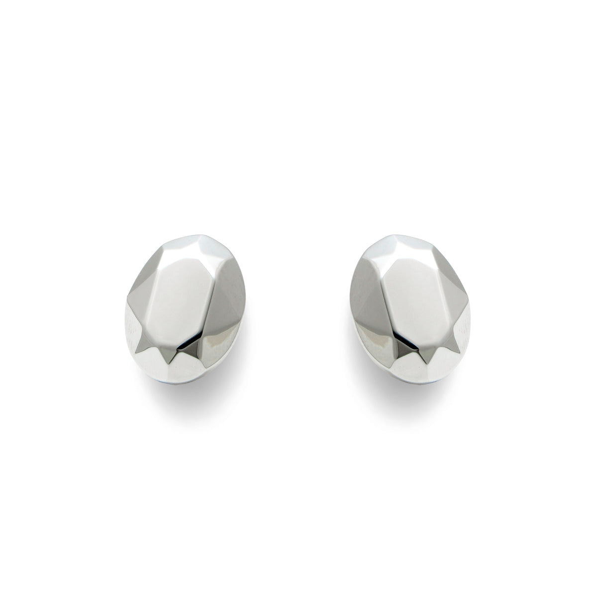 RSNY Diamond Stud Earrings - RSNY R2027A Copper Rhodium Plated/S925 Tremella Needle Weight: 6.2g Size: 19 * 15 * 4mm Diamond grade delicate section/sterling silver high-quality ear acupuncture/mirror grade precision polishing/high toughness spring ear buckle/lightweight brand craftsmanship