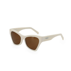 RSNY Square OVAL Butterfly Sunglasses - RSNY ·MJ0015B · Plate/nylon lenses · Frame width 145.7mm/temple length 145mm · Lens width 55mm/height 44.7mm · Unisex butterfly wings exaggerated design/0 touch metal logo/20% upward lines increase fashion/milk white color scheme highlights soft and bright