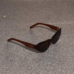 RSNY Dazzling SOFT Cat Eye Sunglasses - RSNY ·MJ0011B · Plate/nylon lenses · Frame width 145.7mm/temple length 145mm · Lens width 50mm/height 36.5mm · Unisex triangular cat glasses frame design/0 touch metal logo/widened temple is more comfortable to wear/tortoiseshell color frame and brown temple mix and match color matching