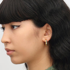 RSNY geometric earrings - RSNY R2091B Copper Gold Plated/S925 Tremella Needle/Brand Ear Plug Weight: 8.4g Size: 20 * 6 * 20mm Geometric winding elements/commuter simple size: shape/sterling silver high-quality ear needles/mirror-grade Seiko polishing/lightweight brand craftsmanship