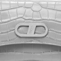 RSNY The Bridge Small Handbag - RSNY Bag body 260mm/115mm Shoulder strap 530mm/15mm First layer cowhide leather - crocodile pattern/ELIZABETH technology leather blended fabric, stainless steel gold-plated brand decorative buckle