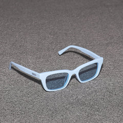 RSNY UN Cut Sunglasses - RSNY ·MJ0003D · Plate/nylon lenses · Frame width 148mm/temple length 150mm Lens width 51mm/height 34.4mm · Unisex 15% up frame to enhance fashion/0 touch metal logo/Milan Fashion Week popular color scheme milk blue