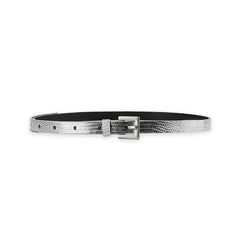 RSNY Urban Flex Fashion Belt - RSNY ·RSNY ·PD0302 · Silver lizard pattern first layer cowhide/black cowhide/brand metal pin buckle · Length 95cm * Width 1.5cm · Wear size 69-93cm · Silver lizard pattern leather embossing process/double-layer leather material/extremely fine style for more clothing