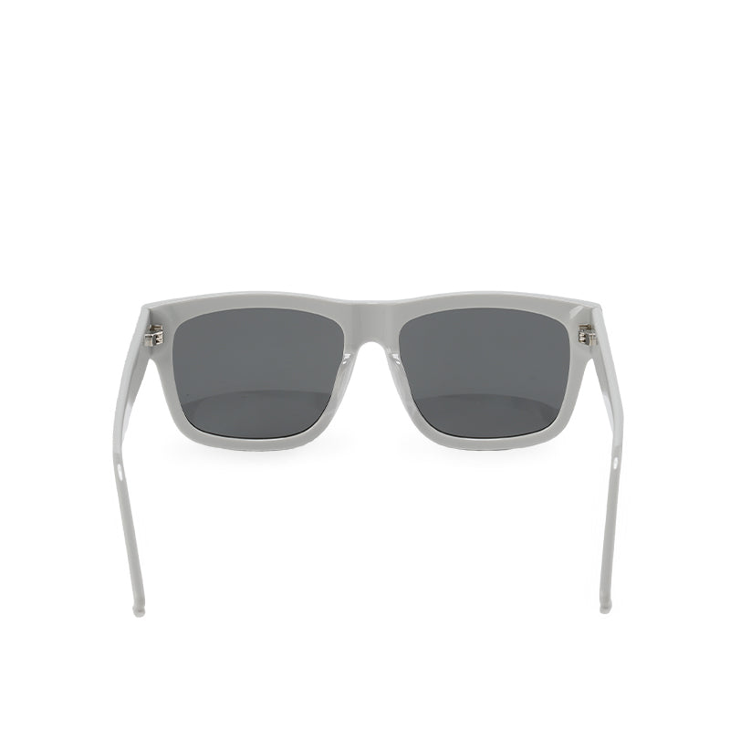 RSNY UN Classic square sunglasses - RSNY ·MJ0001B · Plate/nylon lenses · Frame width 148mm/temple length 145mm · Lens width 56mm/height 43.9mm · Unisex cement gray popular color scheme /0 tactile metal logo